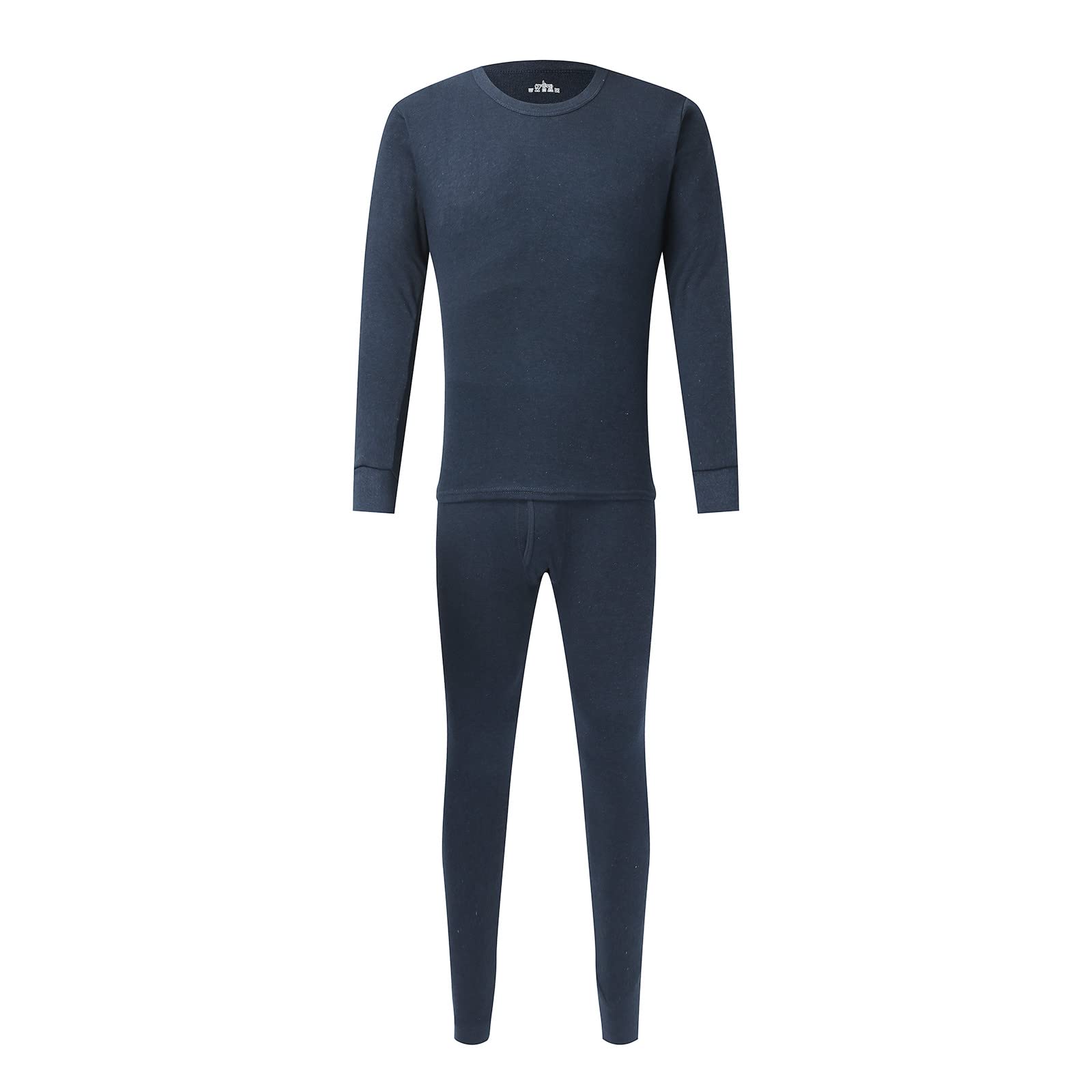 Calzoncillos térmicos gruesos lisos para hombre con cierre inferior para hombre