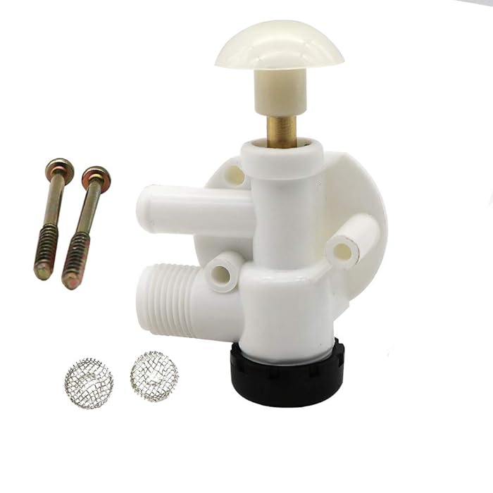 Buy KIPA 385314349 RV Water Valve Assembly Camper Trailer Boat Toilet