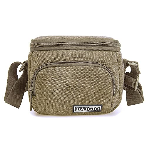 BAIGIO Sacoche Appareil Photo Canon,Housse Appareil Photo pour SLR DSLR,Objectifs, Câbles, Accessoires,Sacoche Photo avec Compartiments et Housse de Pluie Cover