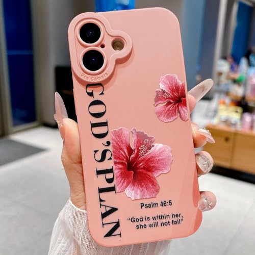 Coque de protection iPhone 17 fleurie God's Plan : le cadeau chrétien idéal pour fille