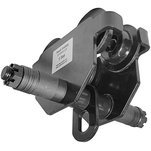 Titan 1 Ton Push Beam Trolley for I Beam Gantry Crane Hoist Winch