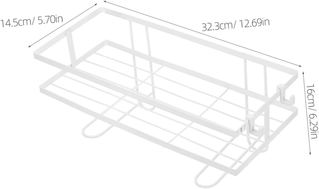 ULTECHNOVO Toilet Storage -Saving Bathroom Organizer Easy Installation Above Toilet Storage Rack Single Design for Bathroom Essentials