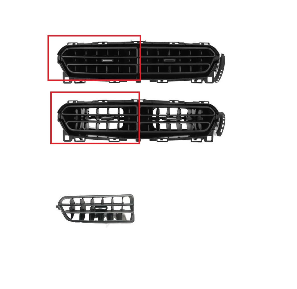 GuusCar wewnętrzna osłona grzałki wentylacyjnej do Peugeot 301 do Citroen C-Elysee środkowy lewy 96764769ZD