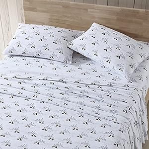 Eddie Bauer Hundefreunde Flanell Bettlaken Set