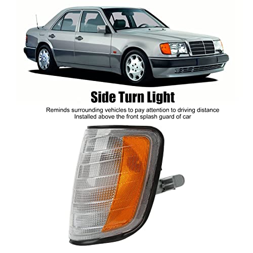 Akozon Vorderer Blinker, für E-Klasse W124 1984–1995, Austausch der Zweifarbigen Eckleuchtenanzeige nach US-Standard (Links 1248260043)