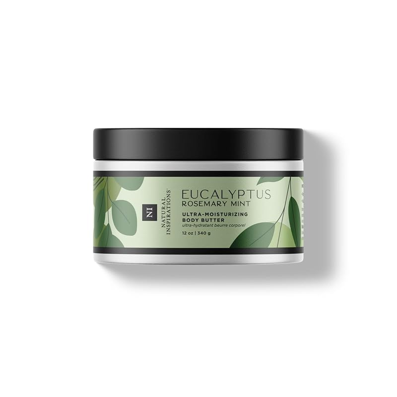 Natural Inspirations Manteiga Corporal de Eucalipto, Alecrim e Hortelã 355 g
