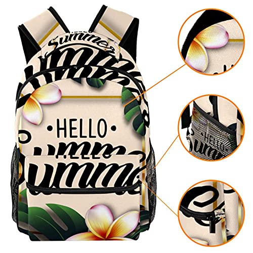 Sac à dos décontracté Hello Spring multicolore au volume généreux