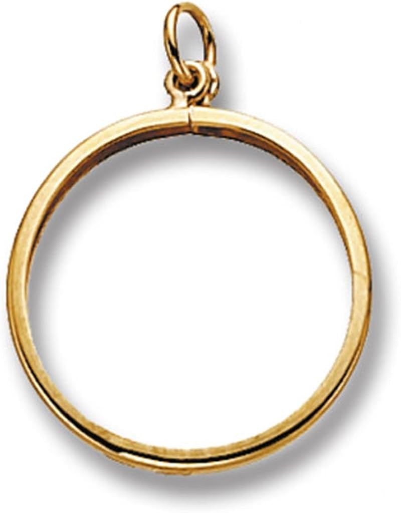9ct Gold Half Sovereign Mount Pendant 