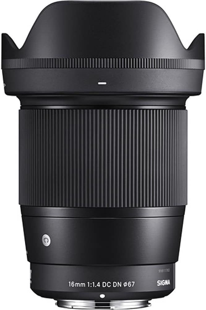 Sigma 16mm f1.4 DC DN Contemporary Lens for Sony E with Sunshine