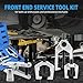 8MILELAKE 5 in 1 Ball Joint Separator, Pitman Arm Puller Heavy Duty, Tie Rod End Remover Front End Service Tool Set for Car SUV Light Truck