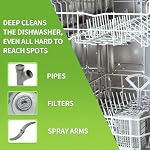 NATRUTH Dishwasher Cleaner And Deodorizer Tablets -30 Pack for Deep Cleaning, Deodorizing & Protecting, Prevents Buildup.Heavy Duty And Septic Safe.Clean Dish Washer For Limescale, Odor, Smell