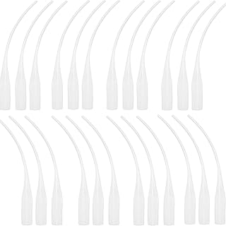 240Pcs Precision Plastic Micro-Tips - Super Thin Glue and Lubricating Oil Extrender Applicator Tip for Hobby Working, Crafting, Lab Dispensing