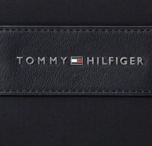 Tommy Hilfiger Men TH Urban Nylon Mini Crossover Shoulder Bag Small, Black (Black), One Size - Image 3