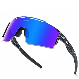 RINKUOLYO Sports Polarized Sunglasses for Men and Women, Youth Kids Baseball Softball Sunglasses for Cycling, Running