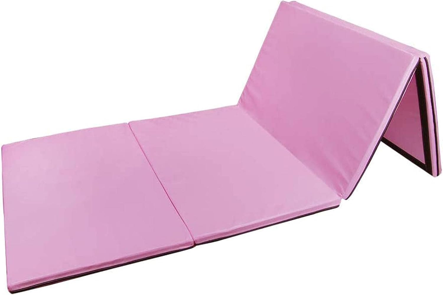 NC 8ft x 4ft 4-Panel Folding Exercise Mat Yoga Gymnastics Aerobics Workout Fitness Floor Mats w/Carrying Handles Pink : Sports & Outdoors