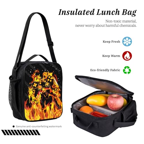 Backpack for Boys School Game Boys Backpack For Kids Children Teens Elementary Ages 8-10 3pcs3