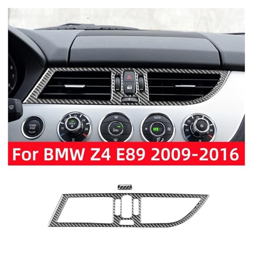 Accessoires BMW Z4 E89 : autocollant carbone ventilation centrale 2009-2016 - 2