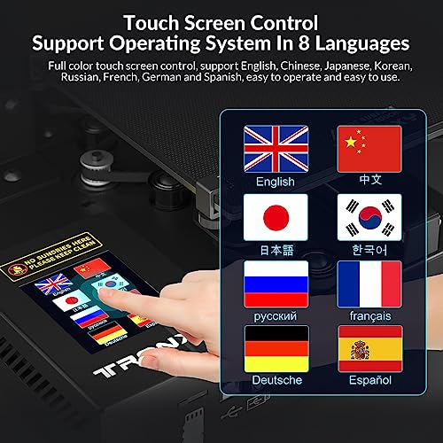 CRUX1 FDM 3D-printer met geruisloos metalen plaat-moederbord, dubbele XY-as-geleiderails, zeer nauwkeurige desktop-3D-printer voor beginners, afmetingen 19 x 19 x 18 cm - Afbeelding 5