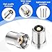 4 Pcs 510 Thread Magnetic Adapter Kit Universal Threaded Screw Converter For Soldering Iron, Metal Connector Adapters Stainless Steel Thread Screw Converter For Circuit Board Repair Tools