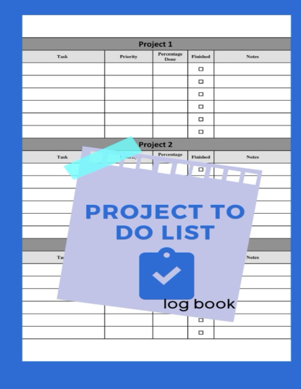 Project To Do List: Project To Do List log book