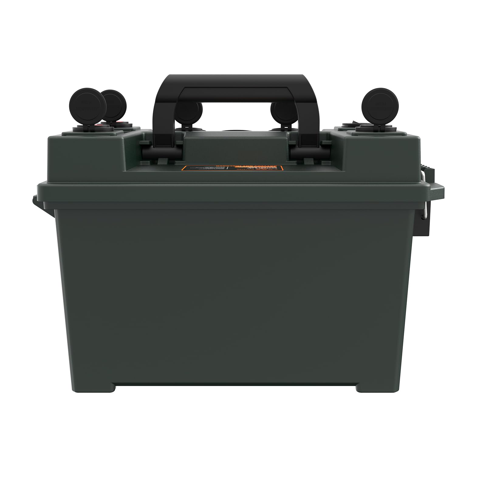 Pojemnik na baterie do 30 Ah/20 Ah/10 Ah, wodoodporny pojemnik na baterie z wtyczką Anderson i podwójnym QC3.0, obudowa morska 12 V 30 A złącza do Lifepo4, RV, kempingu, łodzi, przyczep