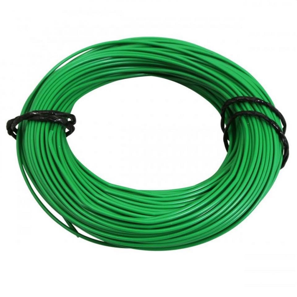 Câbles de moto cassés résolus par ce fil électrique vert 1mm² multibrin