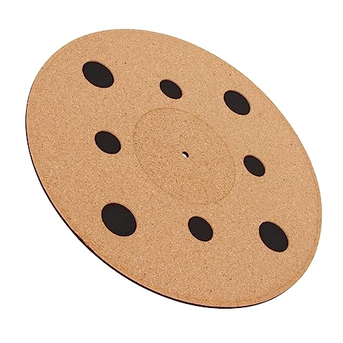 4mm Cork Turntable Mat, Improve Sound Quality,Anti Vibration, Cork Record Mat for 12 inch Records with Slip Resistant, Antistatic, Shock Proof