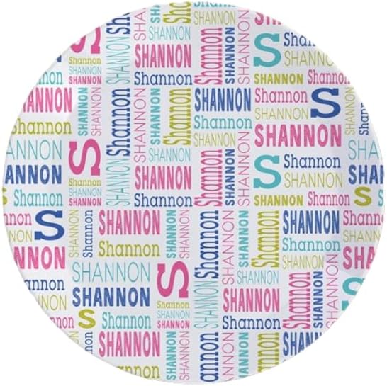 Personalization Universe Repeating Name Personalized Kids Plate