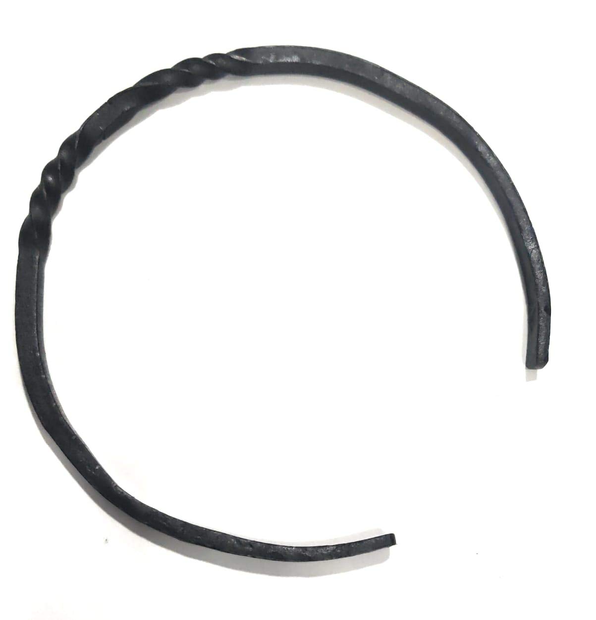 ARTIZANSTOREHand Forged Twisted Iron torc, Celtic Solid Metal Torc Rustic Vintage, Punk Unisex Cuff Bangle, Viking, Handmade Jewelry, Rustic Gift for Men and Women, ADULT, Iron, no gemstone