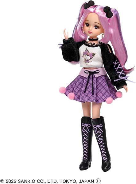 タカラトミー リカちゃん ドール LD-11 クールなクロミ リカちゃん 着せ替え おままごと おもちゃ 3歳以上 - 2
