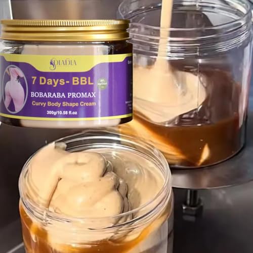 Diadia White Cosmetics Bobaraba Pro Max Butt Enhancement Cream, Butt Cream for Bigger Butt Fast, Enhance and Shape Buttocks and Hips Naturally with Maca Root, Butt Enhancement Supplement
