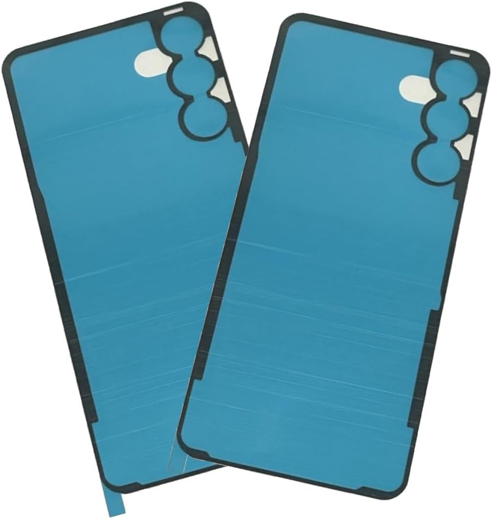 (Pack of 2) Back Battery Door Cover Adhesive Glue Strips Replacement for Samsung Galaxy A16 5G (SM-S166V, SM-A166U, A166U1, A166F) - Pre-Cut Waterproof Rear Glass Housing Sticker