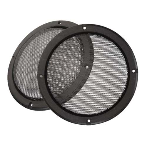 MAGICLULU 2Pcs Speaker Grill Covers Stylish Subwoofer Protection for and Vehicle Audio Enhancing Aesthetic Appeal and Reliable Performance