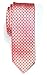 Retreez Check Textured Woven Microfiber Skinny Tie Necktie - Various Colors