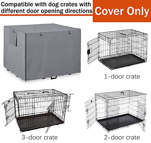 Dalema Capa de gaiola de arame para cães de 106 cm, durável à prova de vento, privacidade, poliéster