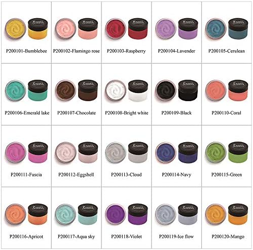 PAINTS TRANSFER Chalk Paste Paint for Stencils Ink Fabric Permanent 20 Bottles