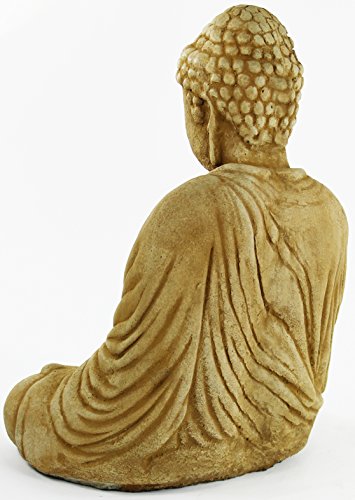 Buddha Meditating Garden Statues Concrete Cement Asian Statuary #TOP3