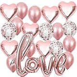Globos de Oro Rosa Dorado Love