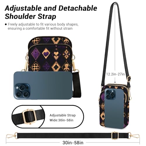 Image of YINHEXI Small Crossbody Bags for Women, Mini Cell Phone Wallet Purse, Shoulder Bag for Women and Men