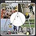 Emergency Rescue Tripod Kit - 1800lbs Adjustable Winch, Aluminum Equipment for Confined Space Access, Sewer & Underground Pipe Rescue, Industrial Safety Solution