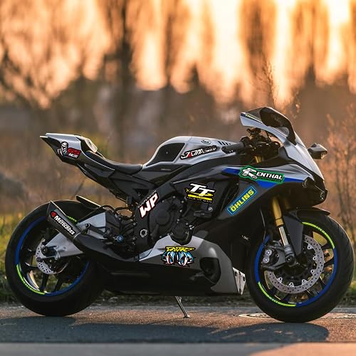 90-teiliges Motorrad Sticker Sponsoren Aufkleber Motorrad Tuning Aufkleber Auto Aufkleber Auto Tuning Rallye Aufkleber Auto für Motorräder, Rennwagen, Helme und mehr (C)