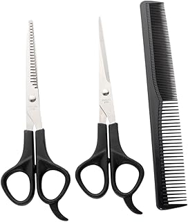 Beaupretty 3 Conjuntos De Cortadores De Cabelo Para Desbaste Tesouras De Barbeiro Kit De Corte De Cabelo Ferramentas Infantis Tesouras De Corte De Cabelo De Barbeiro Cortadores
