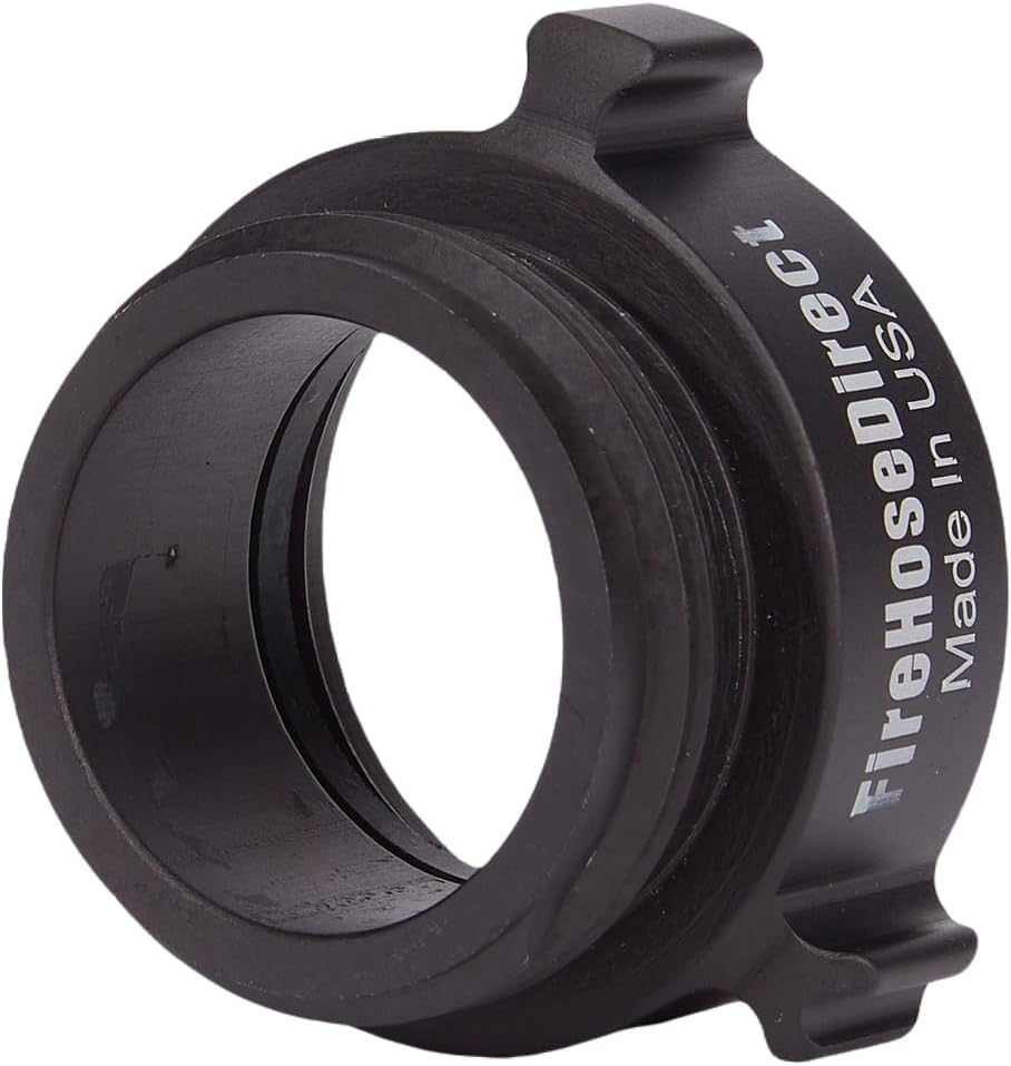 FireHoseDirect Aluminum 1 1/2 inch Female NPSH to 1 1/2 inch Male NH Fire Hose Adapter