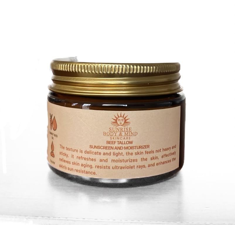 Miniatura 6 de Tallow - Protector solar y humectante 100% de hierba alimentada con hierba para el cuidado de la piel cara+cuerpo