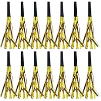 EASYKEENECOM Lote de 26 matachuelas doradas para fiestas,