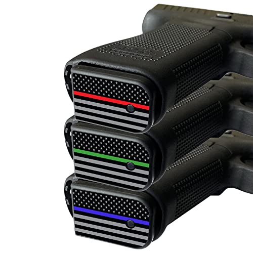 TIRESFX Gun Vinyl Decals for Pistol Mag Base Plates 12-Pack