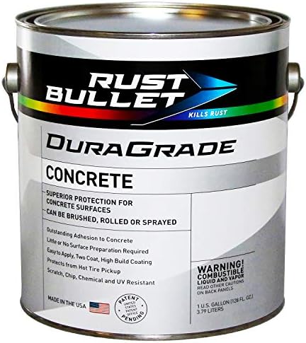 Rust Bullet - DuraGrade Concrete High-Performance Easy to Apply Concrete Coating in Vibrant Colors for Garage Floors, Basements, Porch, Patio and more - Gallon, Pistachio