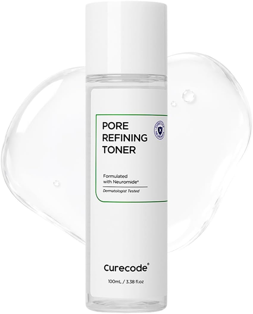 Pore Refining Facial Toner 100ml (3.38 fl.oz) for Oily & Sensitive Skin, Lightweight Korean Face Toner, Hydrating Toner Helps Balance Excess Oil & Refine the Look of Visible Pores