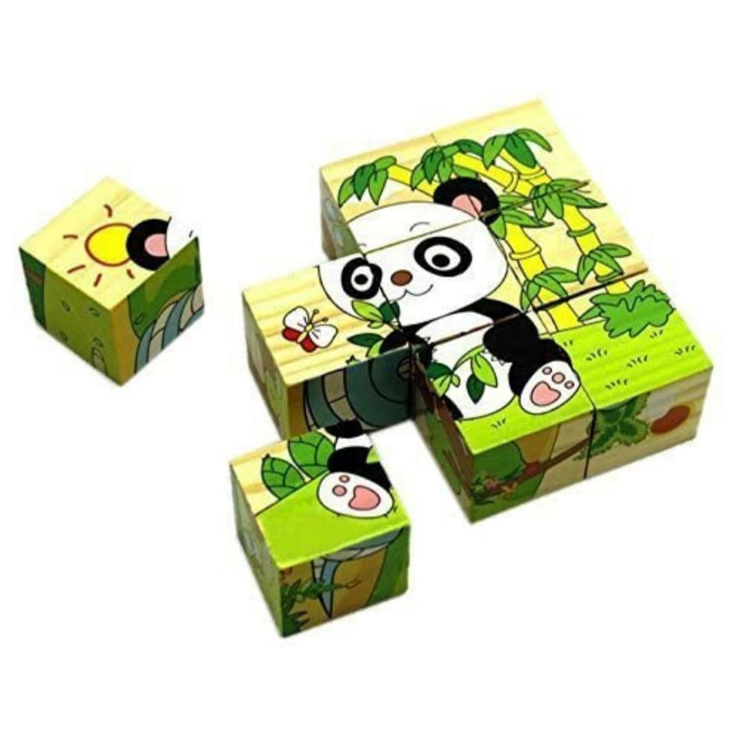 TOYBO Wooden Jigsaw Puzzle 3D Wooden Block 6 in 1 and Mini Color Cube Puzzle Combo for Kids - 3 Years and Up (Pack of 1) (B09Y2YJS95) Amazon Price History, Amazon Price Tracker