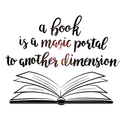 Book Quote Vinyl Wall Decal Reading Room Book Shop Art Decor Stickers Large Mural (Ig5297) #TOP19